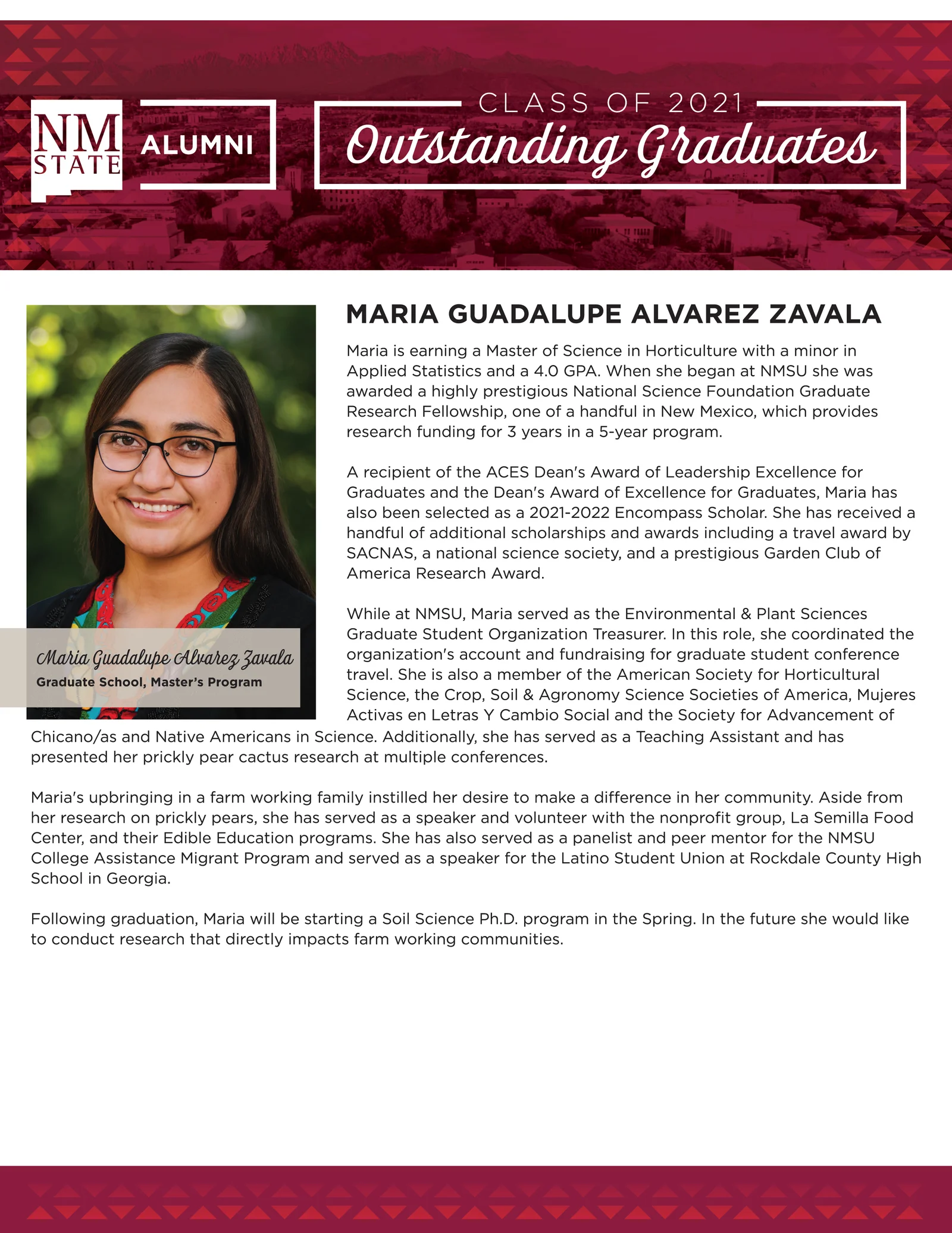alumni achievements from masters programs